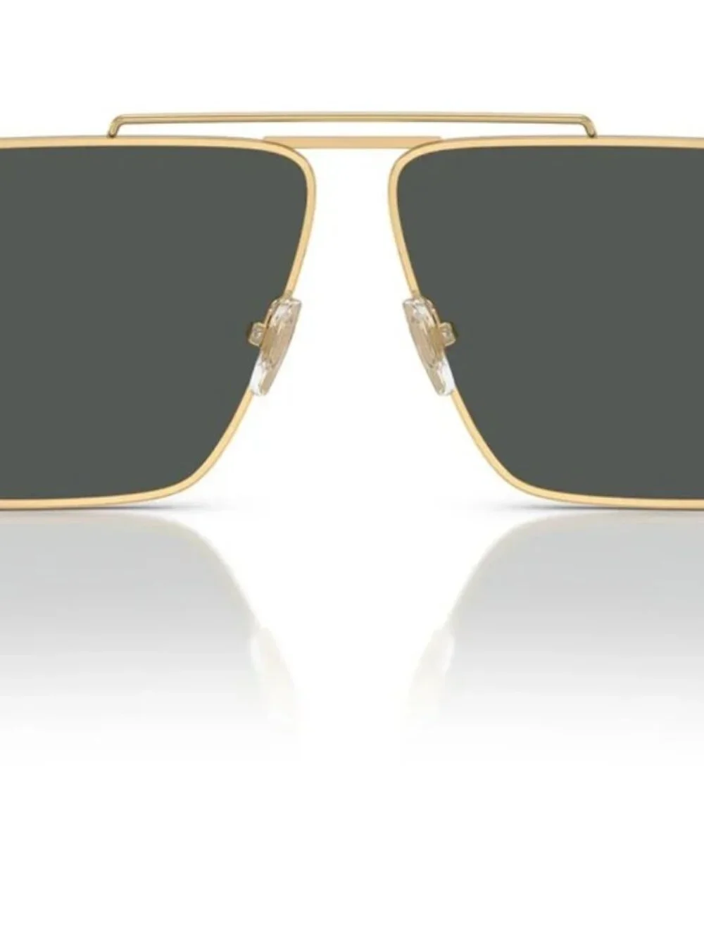NEW VERSACE VE2266 100287 GOLD DARK GREY SUNGLASSES 64-11-145 AUTHENTIC